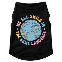 We All Smile In The Same Language Funny Esl Teacher Doggie Tank