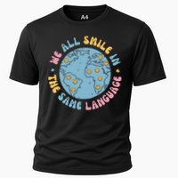 We All Smile In The Same Language Funny Esl Teacher Performance Shirt