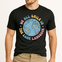 We All Smile In The Same Language Funny Esl Teacher Performance Shirt