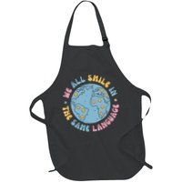 We All Smile In The Same Language Funny Esl Teacher Apron