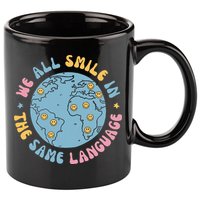 We All Smile In The Same Language Funny Esl Teacher 11oz C Handle Ceramic Mug