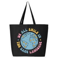 We All Smile In The Same Language Funny Esl Teacher 25L Jumbo Tote