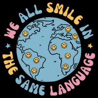 We All Smile In The Same Language Funny Esl Teacher Tank Top