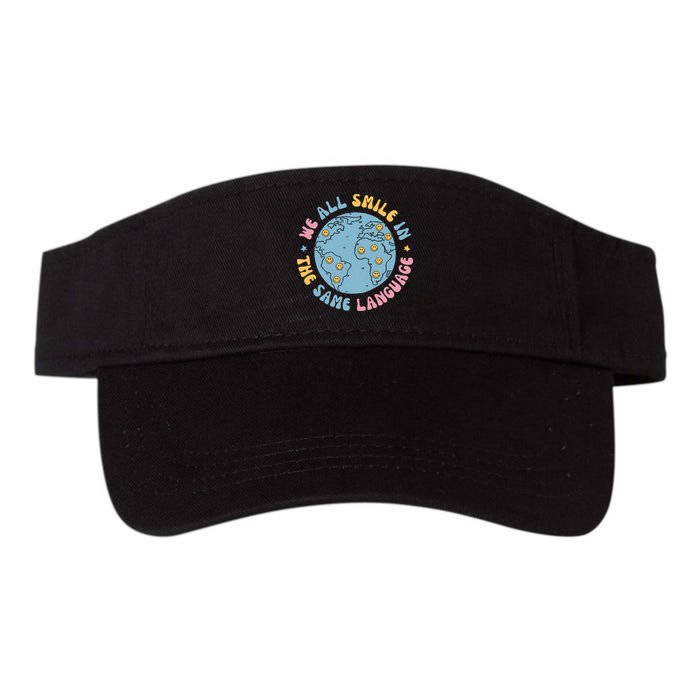 We All Smile In The Same Language Funny Esl Teacher Visor