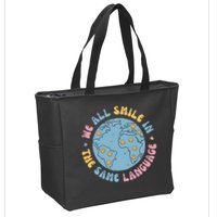 We All Smile In The Same Language Funny Esl Teacher Zip Tote Bag