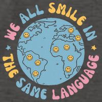 We All Smile In The Same Language Funny Esl Teacher Vector Backpack