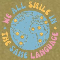 We All Smile In The Same Language Funny Esl Teacher Garment-Dyed Women's Muscle Tee
