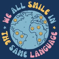 We All Smile In The Same Language Funny Esl Teacher Infant Baby Jersey Bodysuit