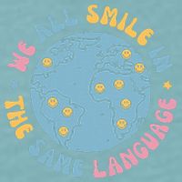 We All Smile In The Same Language Funny Esl Teacher Sueded Cloud Jersey T-Shirt