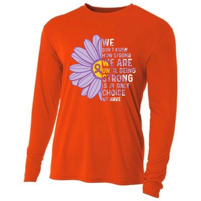 We Are Stronggift Sjogrens Syndrome Awareness Supporter Ribbon Gift Cooling Performance Long Sleeve Crew