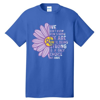 We Are Stronggift Sjogrens Syndrome Awareness Supporter Ribbon Gift Tall T-Shirt