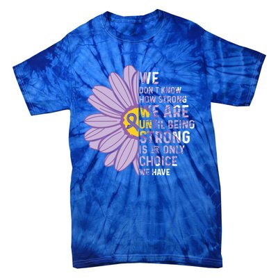 We Are Stronggift Sjogrens Syndrome Awareness Supporter Ribbon Gift Tie-Dye T-Shirt