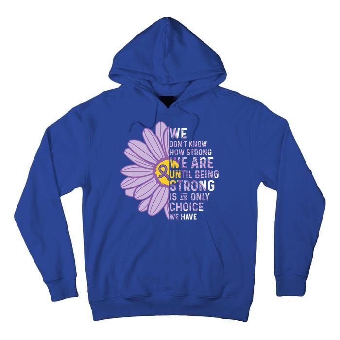 We Are Stronggift Sjogrens Syndrome Awareness Supporter Ribbon Gift Tall Hoodie