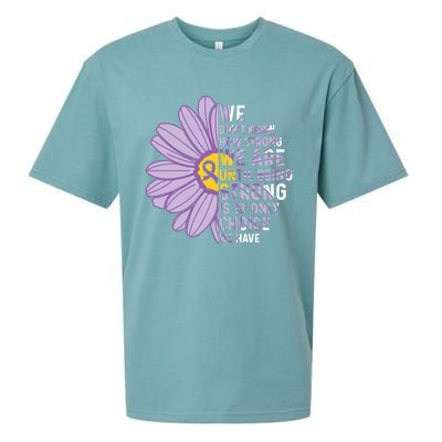 We Are Stronggift Sjogrens Syndrome Awareness Supporter Ribbon Gift Sueded Cloud Jersey T-Shirt