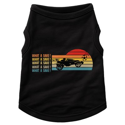 What A Save Vintage Retro Rocket Soccer Car League Doggie Tank