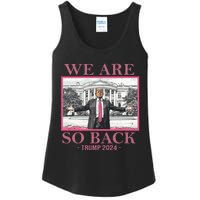 We Are So Back Trump 2024 Ladies Essential Tank