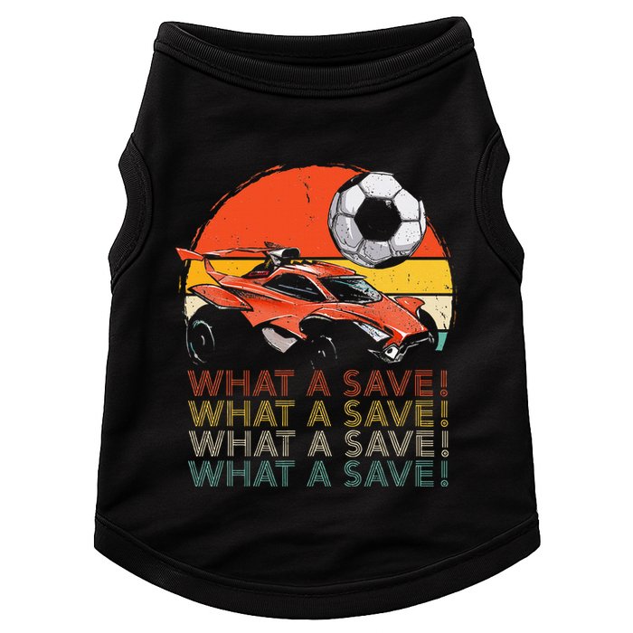 What A Save Vintage Retro Rocket Soccer Car Doggie Tank