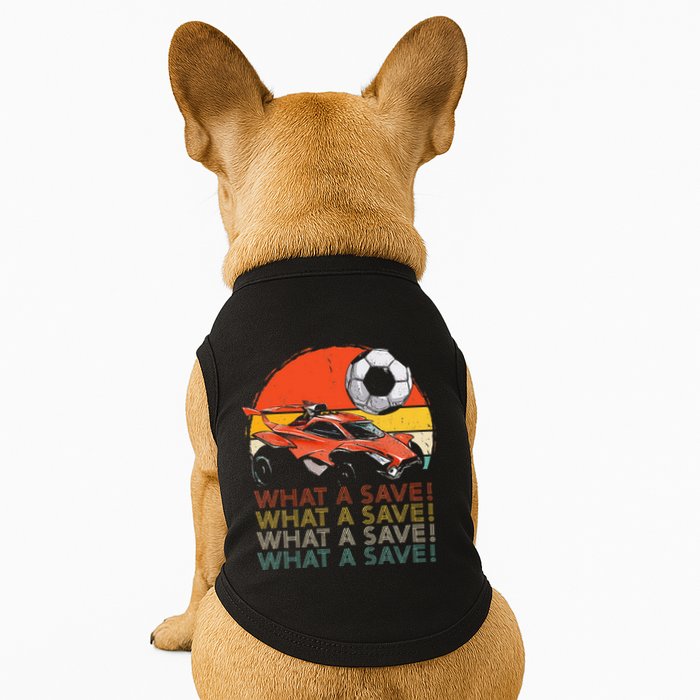 What A Save Vintage Retro Rocket Soccer Car Doggie Tank