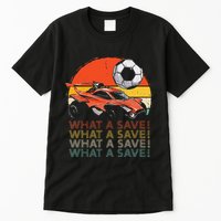 What A Save Vintage Retro Rocket Soccer Car Tall T-Shirt