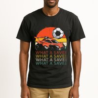 What A Save Vintage Retro Rocket Soccer Car Tall T-Shirt