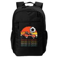 What A Save Vintage Retro Rocket Soccer Car Backpack