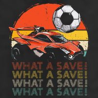 What A Save Vintage Retro Rocket Soccer Car Tumbler