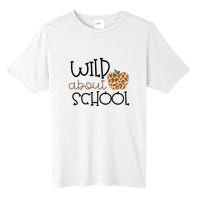 Wild About School Grade Teacher Leopard Gift Tall Fusion ChromaSoft Performance T-Shirt