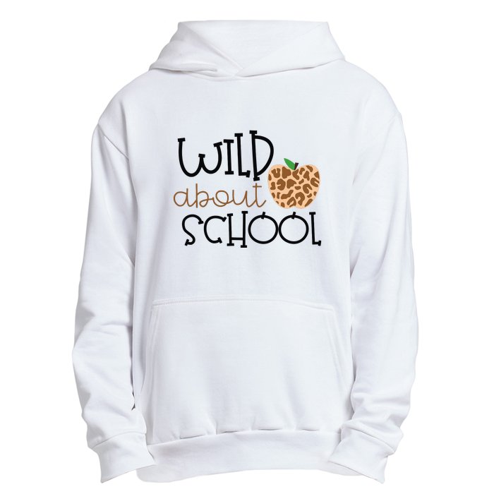 Wild About School Grade Teacher Leopard Gift Urban Pullover Hoodie