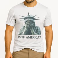 WTF America Statue of Liberty Cry Cooling Performance Crew T-Shirt