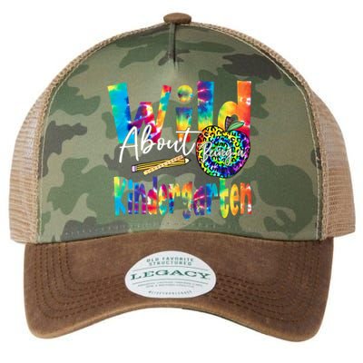 Wild About School Tie Dye Gift Kindergarten Gift Legacy Tie Dye Trucker Hat