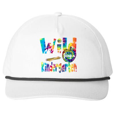 Wild About School Tie Dye Gift Kindergarten Gift Snapback Five-Panel Rope Hat