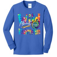 Wild About School Tie Dye Gift Kindergarten Gift Kids Long Sleeve Shirt