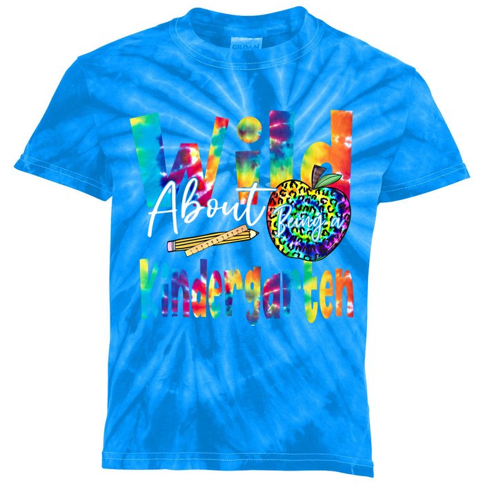 Wild About School Tie Dye Gift Kindergarten Gift Kids Tie-Dye T-Shirt