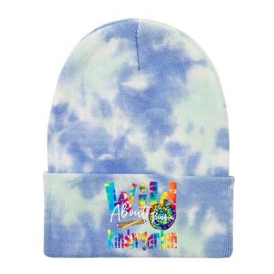 Wild About School Tie Dye Gift Kindergarten Gift Tie Dye 12in Knit Beanie