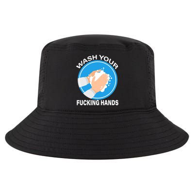 Wash Your Fucking Hands Cool Comfort Performance Bucket Hat