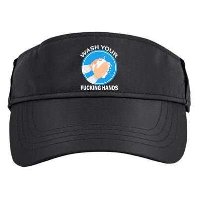 Wash Your Fucking Hands Adult Drive Performance Visor