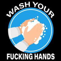 Wash Your Fucking Hands 16 in Basic Backpack