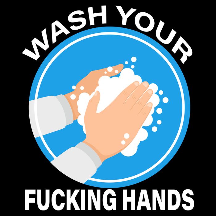 Wash Your Fucking Hands 16 in Basic Backpack