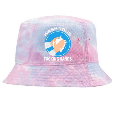 Wash Your Fucking Hands Tie-Dyed Bucket Hat