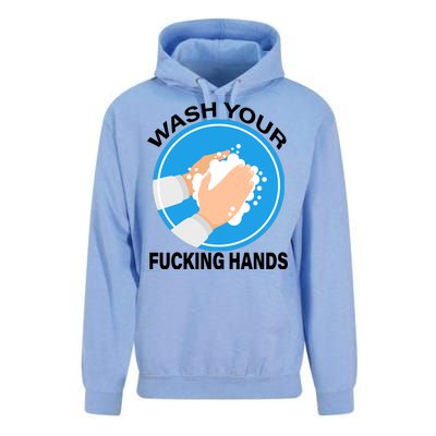 Wash Your Fucking Hands Unisex Surf Hoodie