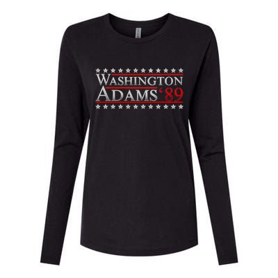 Washington Adams 89 Womens Cotton Relaxed Long Sleeve T-Shirt