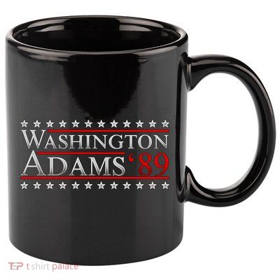 Washington Adams 89 11oz C Handle Ceramic Mug