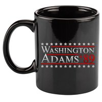 Washington Adams 89 11oz C Handle Ceramic Mug