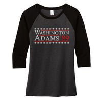 Washington Adams 89 Women's Tri-Blend 3/4-Sleeve Raglan Shirt