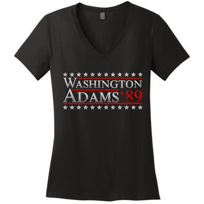 Washington Adams 89 Women's V-Neck T-Shirt