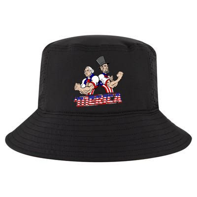 Washington And Lincoln 'Merica Cool Comfort Performance Bucket Hat