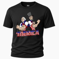 Washington And Lincoln 'Merica Cooling Performance Crew T-Shirt