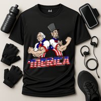 Washington And Lincoln 'Merica Cooling Performance Crew T-Shirt