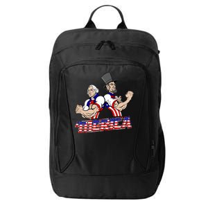 Washington And Lincoln 'Merica City Backpack