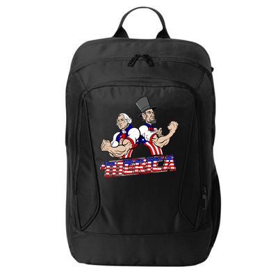 Washington And Lincoln 'Merica City Backpack